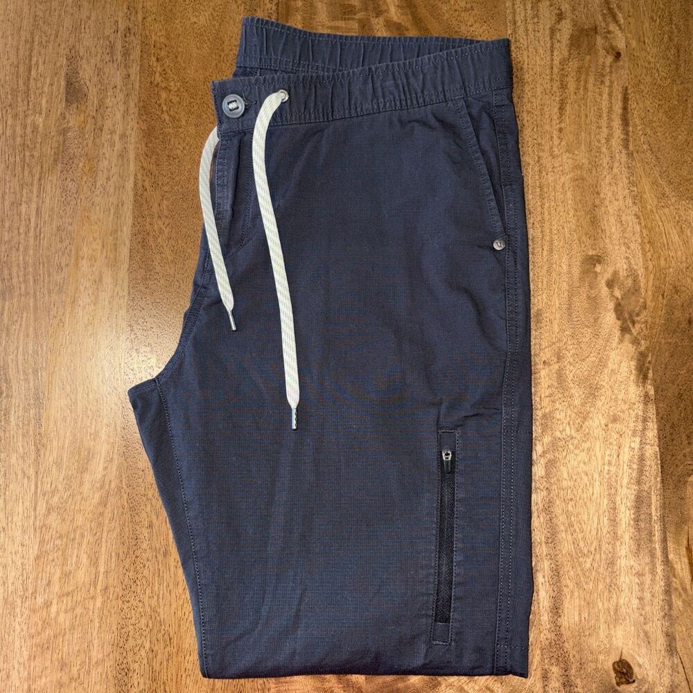 Vuori Ripstop Pant Grey Mens XL VW401 Elastic Waist Cargo Jogger
